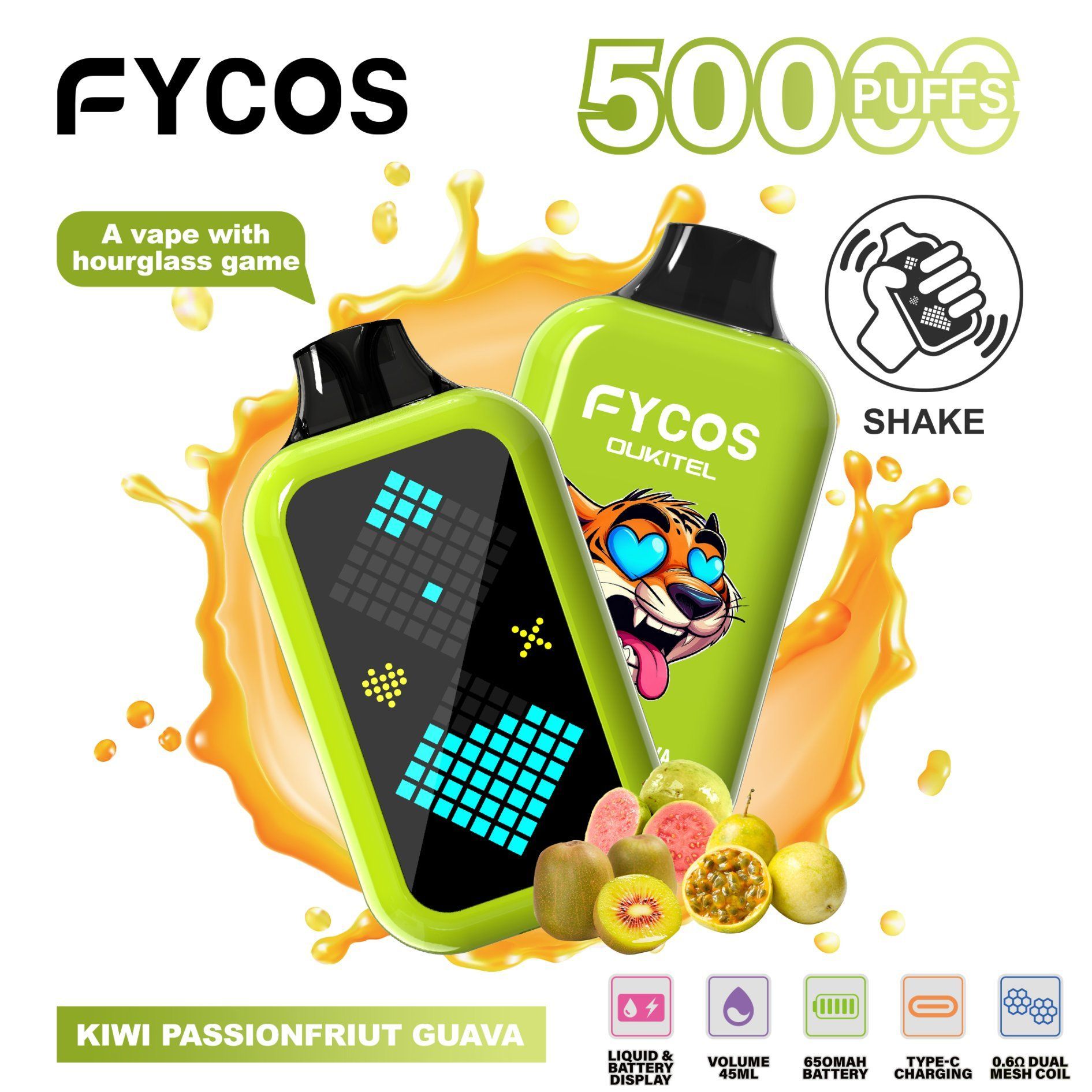 FYCOS Player 50000 Puffs Compact Disposable Vape for Daily Use