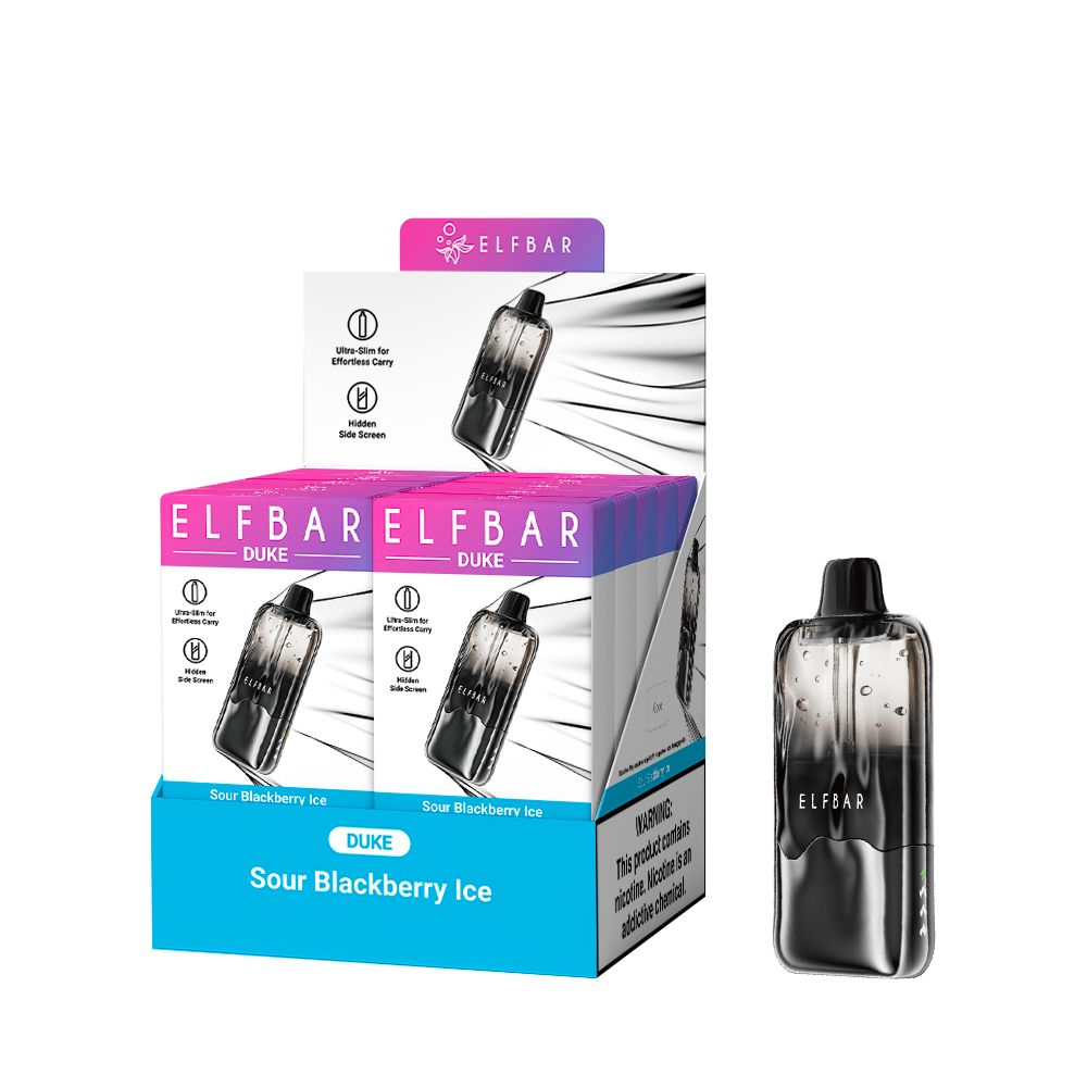 ELFBAR DUKE 30000 Vape | Ultra-Slim Design 30k Puffs Cherry Burst