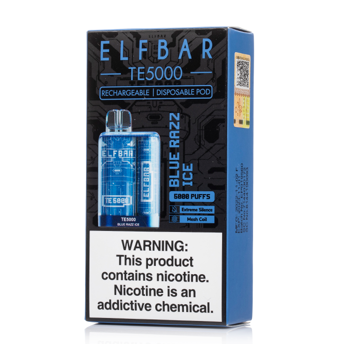 Buy Cheap ELFBAR TE5000 STRAWBERRY ICE Vape Online Clutch Vape