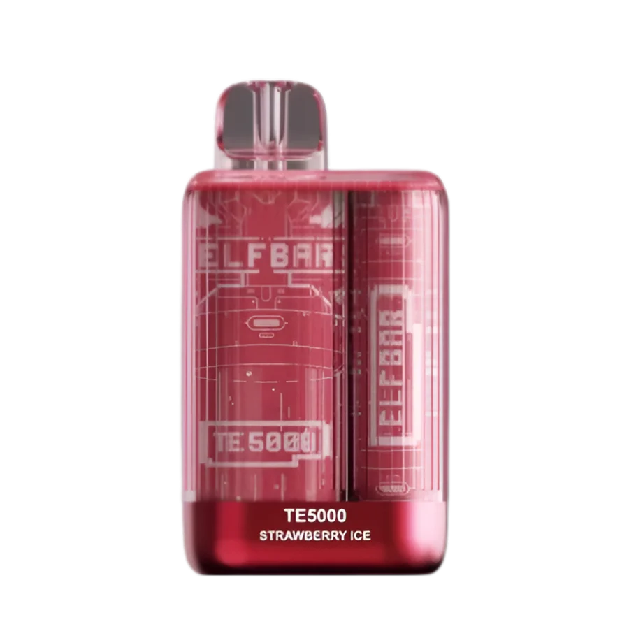 Buy Cheap ELFBAR TE5000 STRAWBERRY ICE Vape Online Clutch Vape