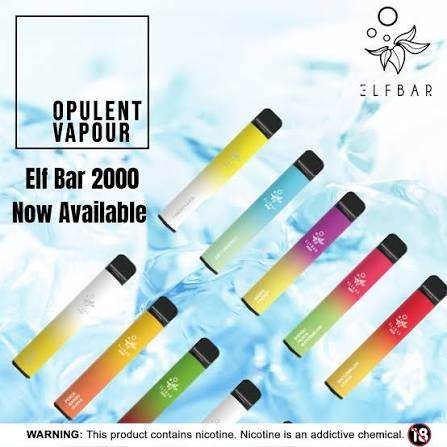 Elf Bar 2000 Reusable Vape 2000 Puffs Nice Flavour Vapesourcing