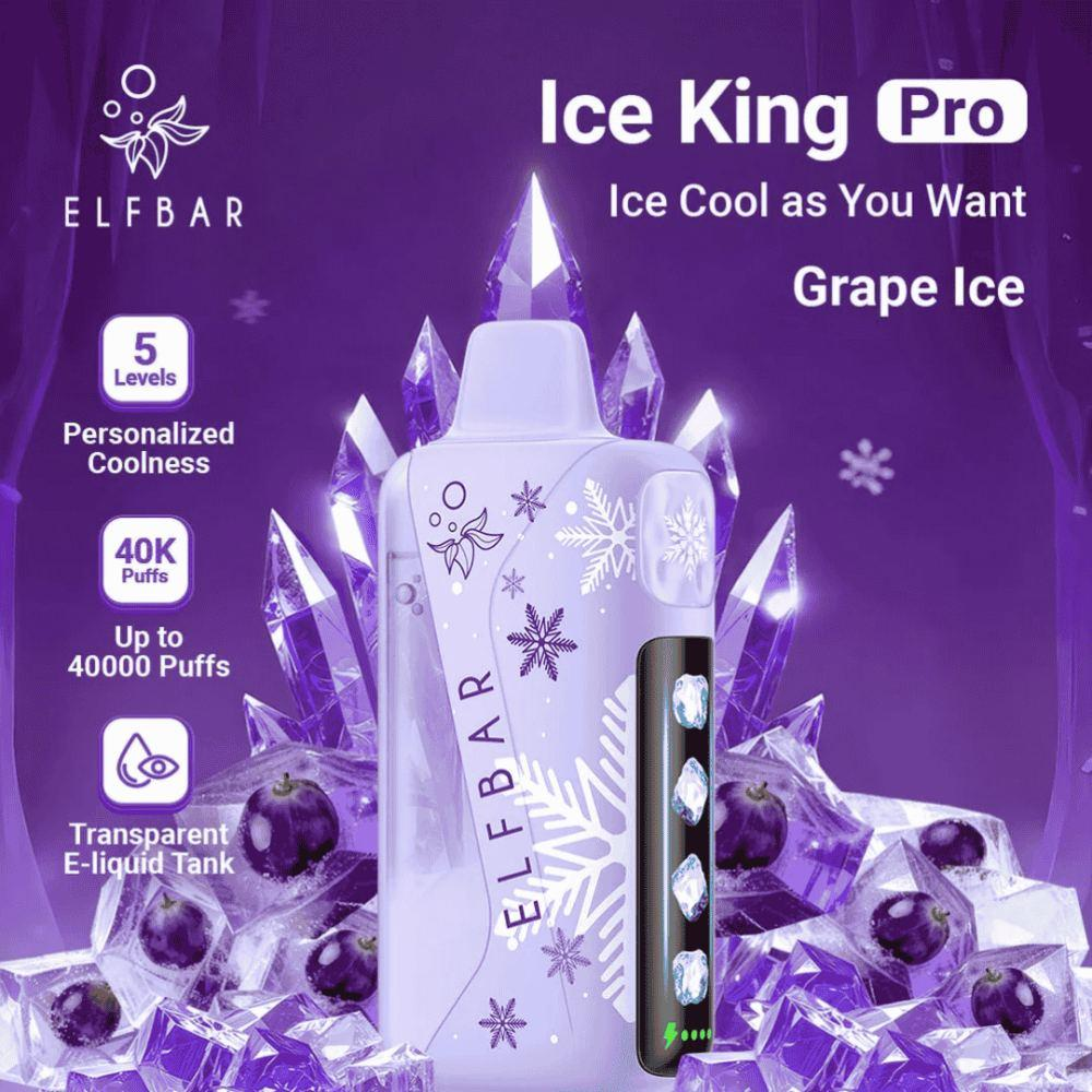 Elfbar Ice King Pro 40000 Puffs e cigarette Disposable Vape