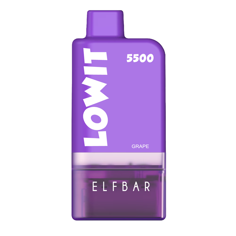 ELFBAR LOWIT 5500 Puffs | Liquid Pod Cartridge Vape (2% 5% nic)