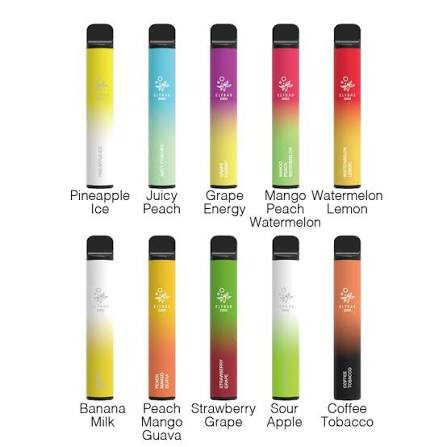 Elf Bar 2000 Reusable Vape 2000 Puffs Nice Flavour Vapesourcing