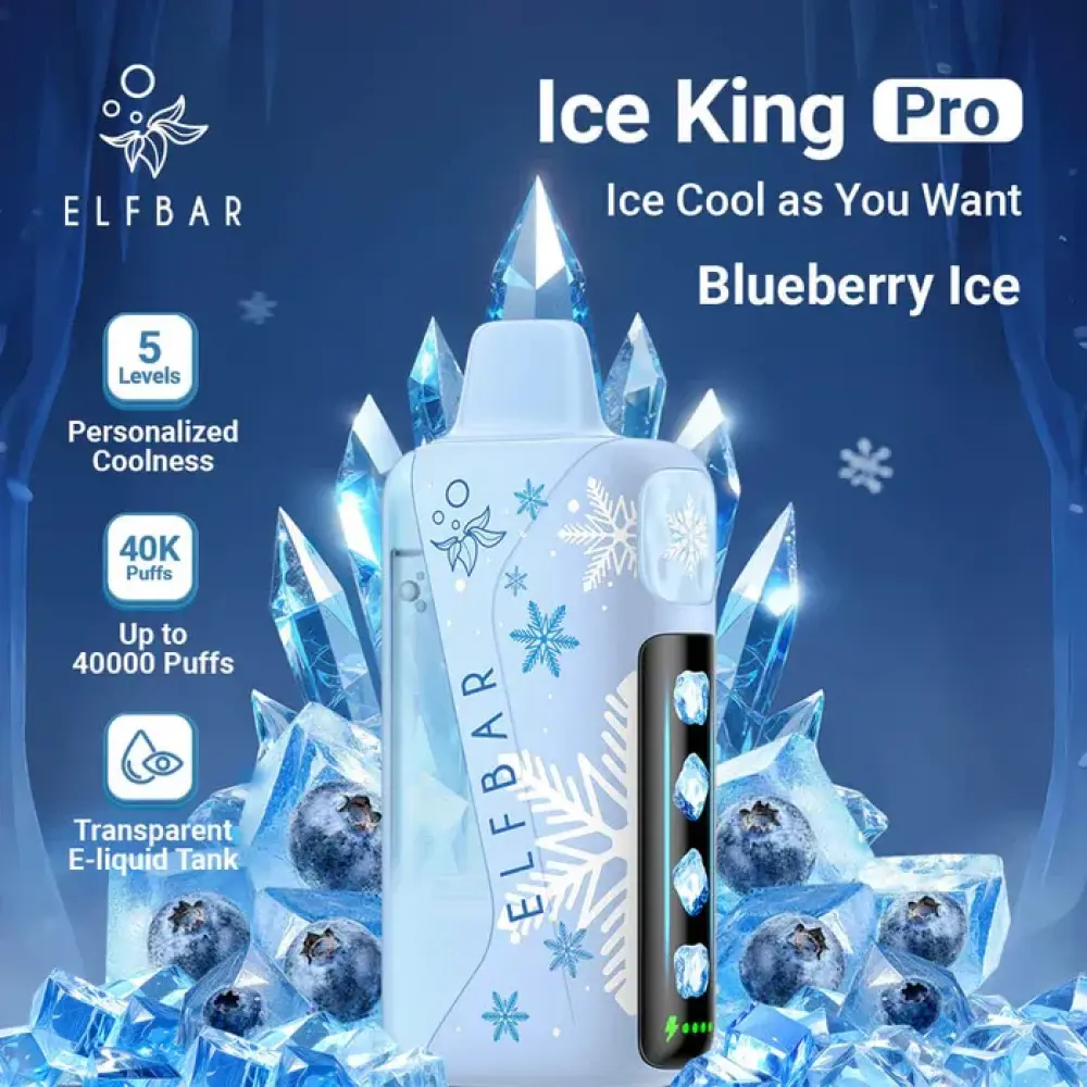 Elfbar Ice King Pro 40000 Puffs e cigarette Disposable Vape
