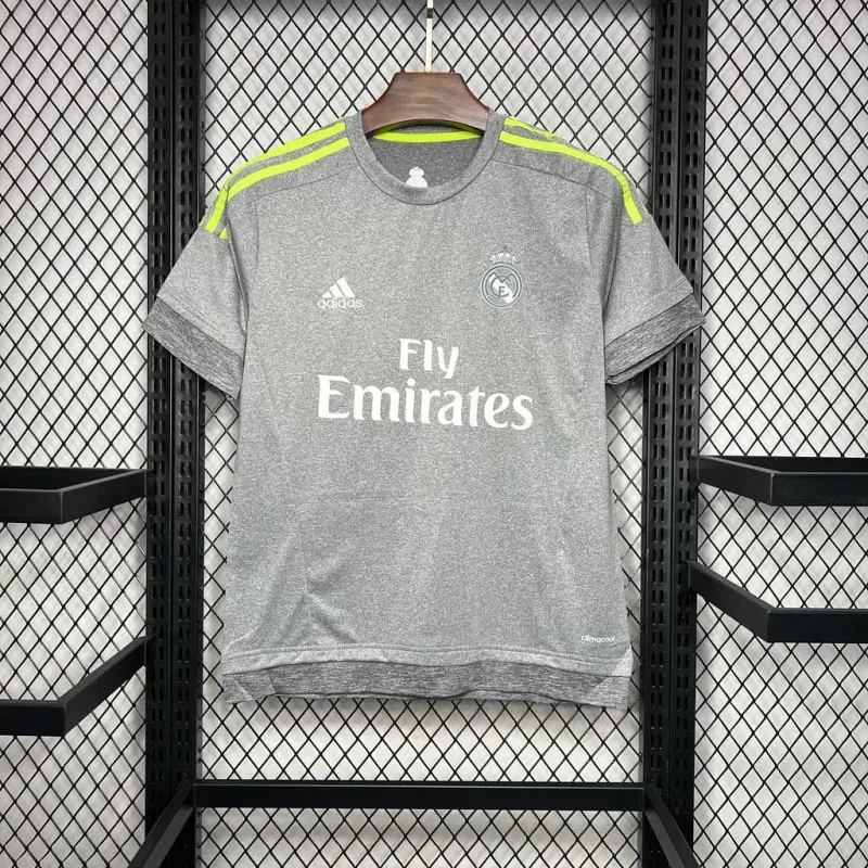 2015/16 Real Madrid Away Retro Jersey Grey