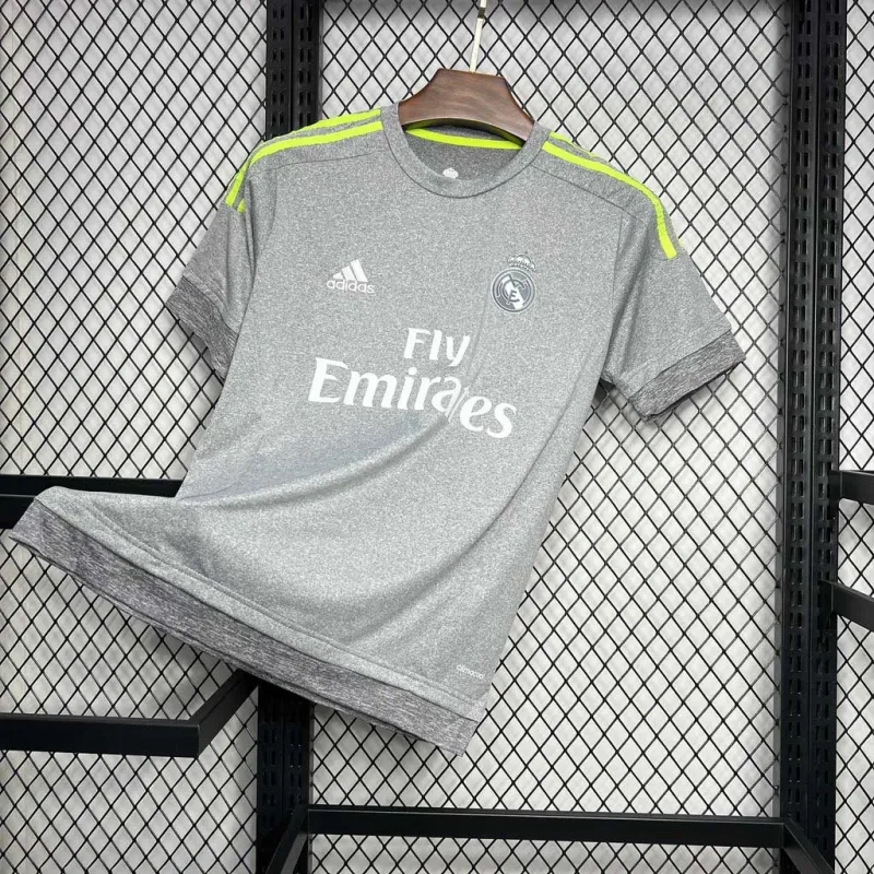 2015/16 Real Madrid Away Retro Jersey Grey