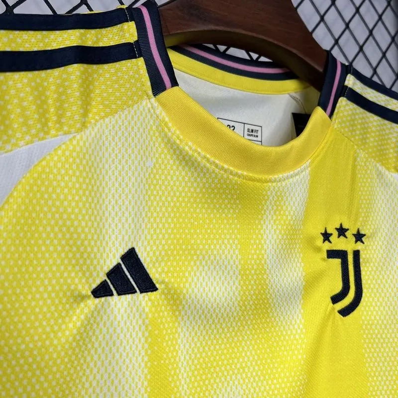 Kids Juventus Away Jersey Kit 2024-25