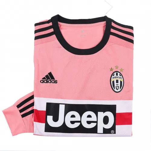 15-16  Juventus Retro Long Sleeve Jersey Away