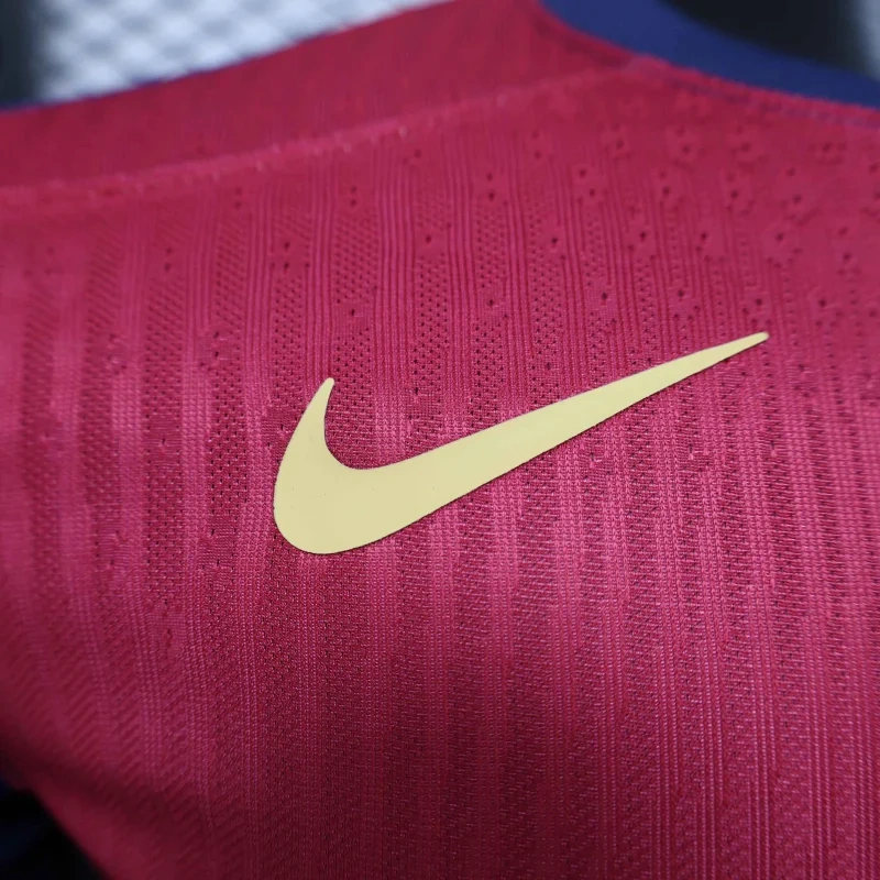 24-25 Barcelona Home Player Version Long sleeve Soccer Jersey