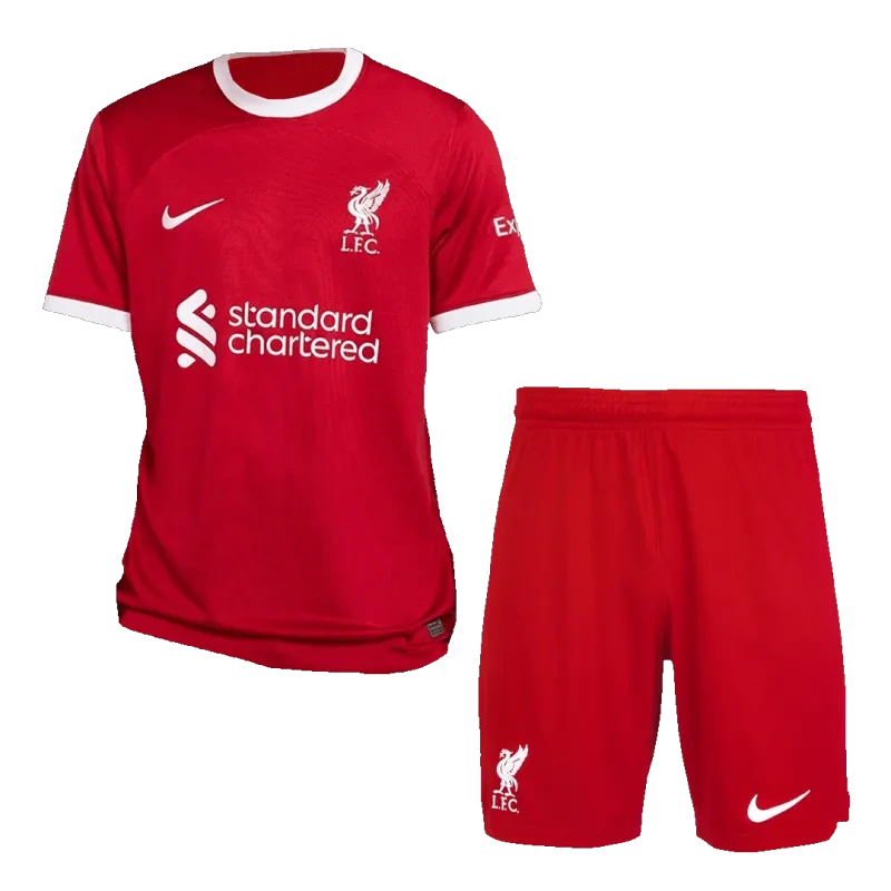 23-24 Liverpool Home Kit Shirt+Short