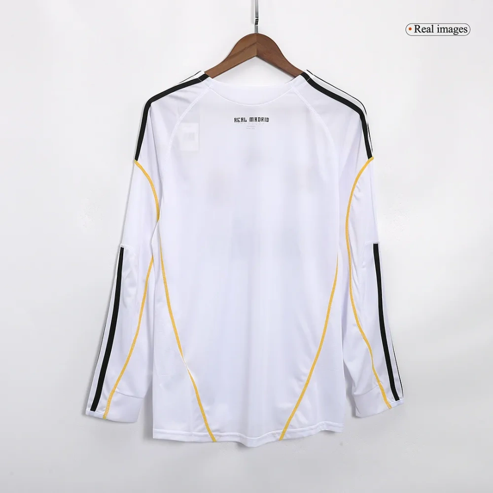 2009/10 Real Madrid Retro Home Long Sleeve Jersey