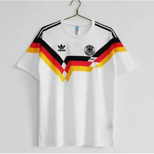 West Germany Retro Jersey Home World Cup 1990