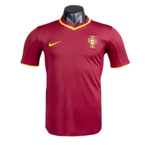 2000 Portugal Retro Soccer Jersey Home Replica Euro Cup
