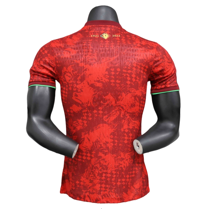 2025 Portugal Red Flower Special Edition Player Version Shirt