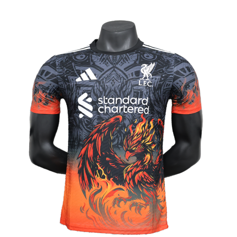 2024-2025 Liverpool Fire Phoenix Player Edition Football Jersey