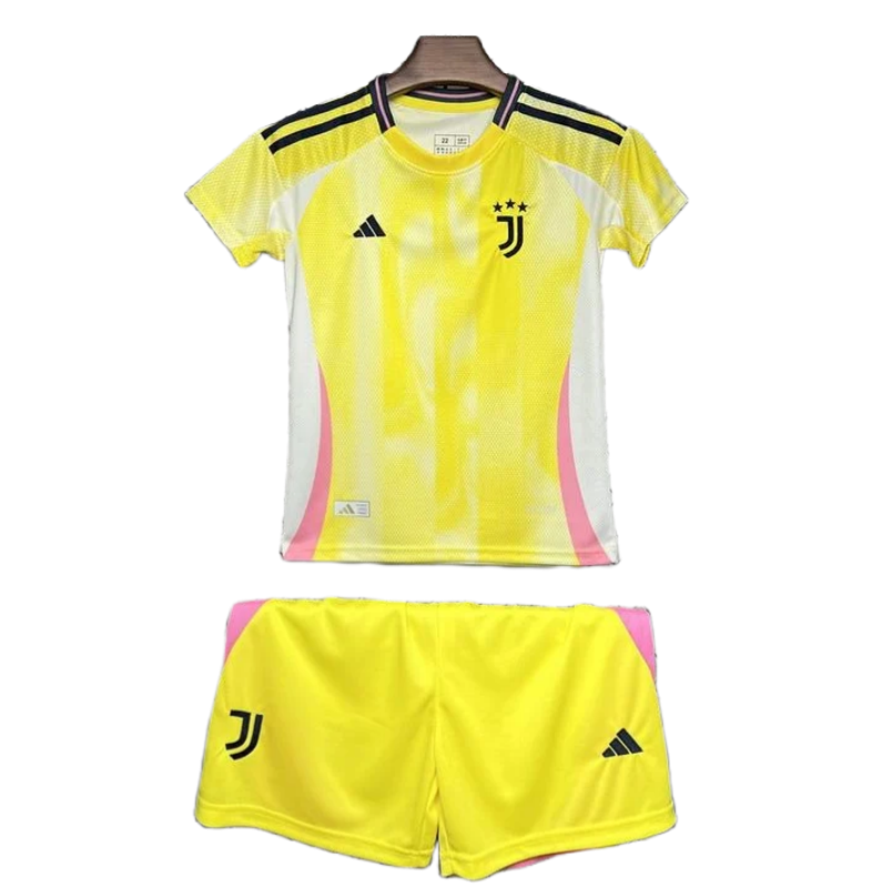 Kids Juventus Away Jersey Kit 2024-25