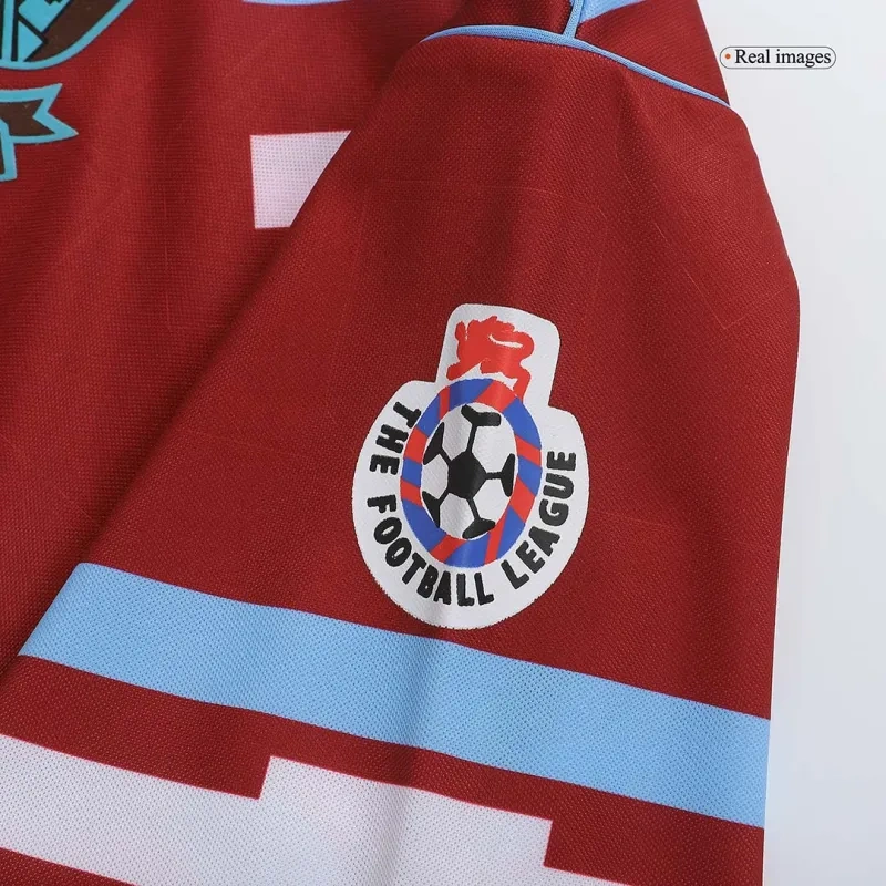 West Ham United 1991/92 Retro Jersey Home
