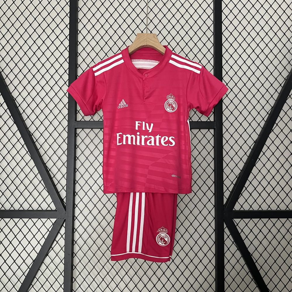 Real Madrid 14-15 Away Retro Kids Kits Vintage Children Sets Football Jersey