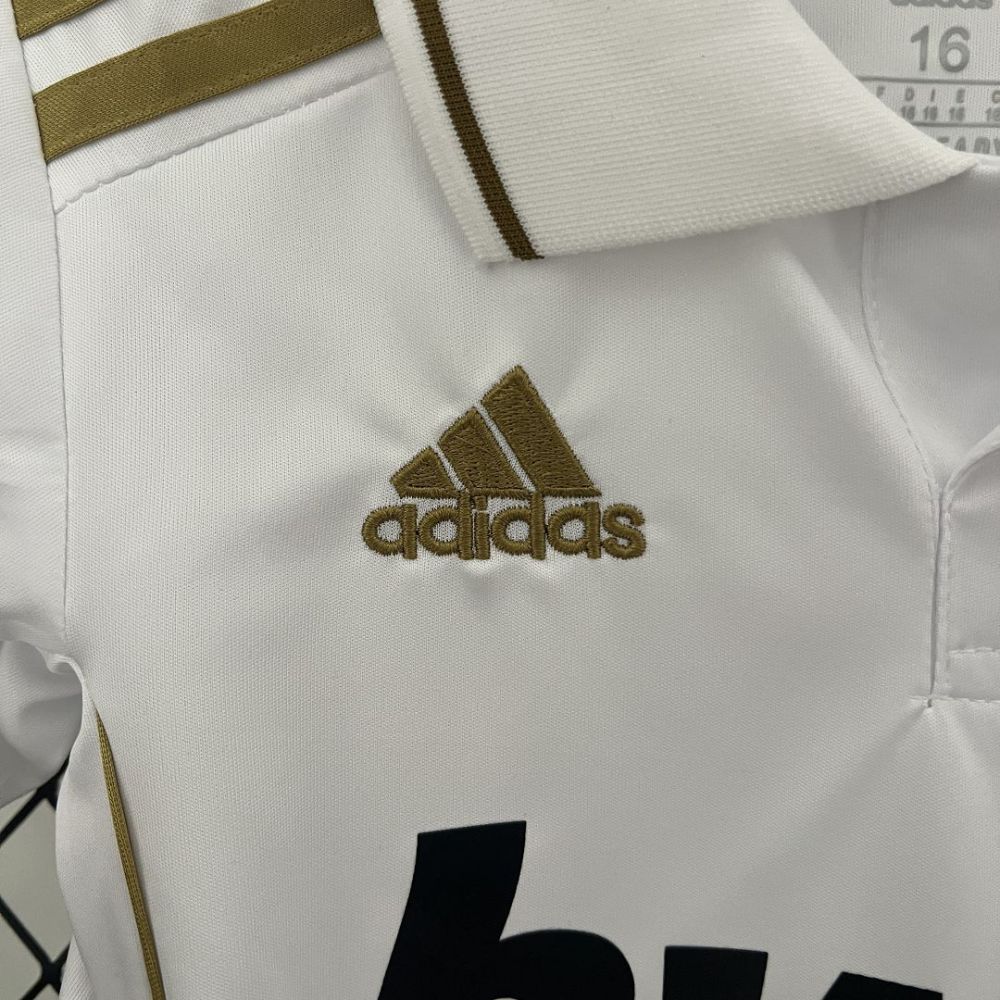 Real Madrid 11-12 Home Retro Kids Kit Soccer Jersey