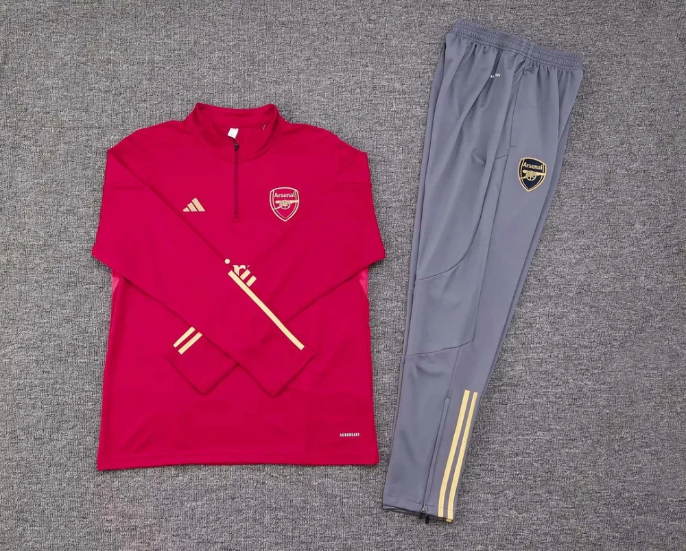 Arsenal Half-Pull Training Suit Red Football Shirt 2023/2024