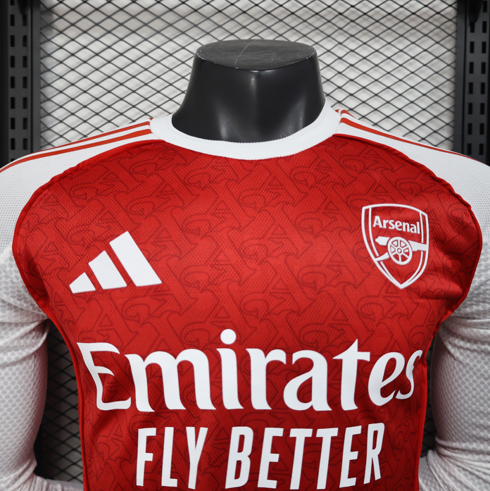 Arsenal Long Sleeve Jersey Home Football Shirt 2025-26-Player version