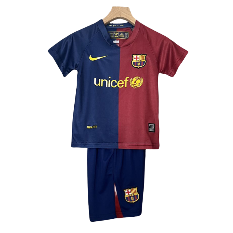 08-09 Barcelona Home Retro Kids Kit