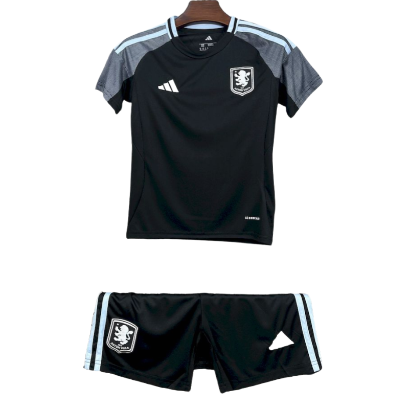 Aston Villa Away Kids kit Football jersey 2025-26