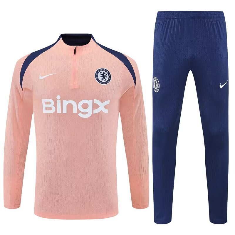 Chelsea Authentic Training Kit (Sweatshirt+Pants) Orange 2025-26-Player Version