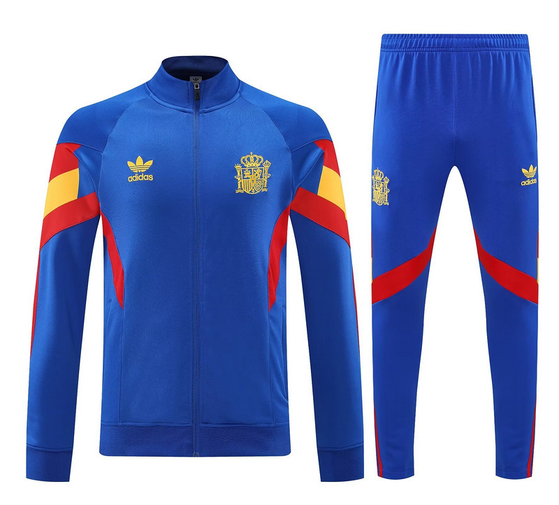 25-26 Spain Blue Training Football Track suit Long
