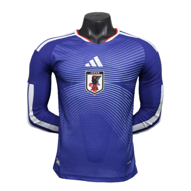 Japan 2025-26 World Cup Home Long Sleeve Football jersey Player version