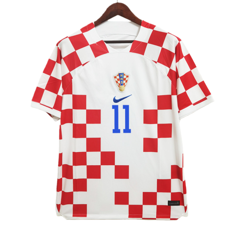 MODRlC #10 Croatia Retro Soccer jersey Home world cup 2022