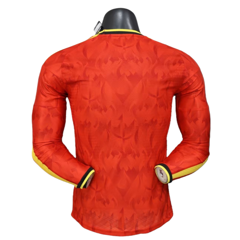 2026 Belgium World Cup Home Long Sleeve Football jersey Player version
