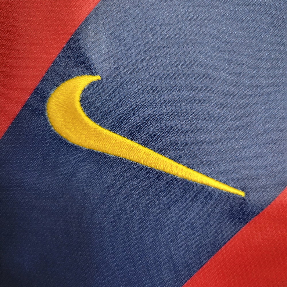 14-15 Barcelona Retro Home Long Sleeve Football jersey