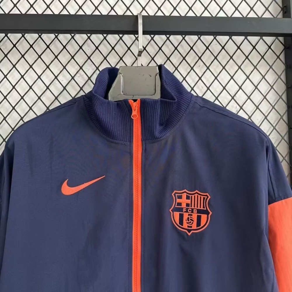 2025-26 Barcelona Training windbreaker waterproof jacket Football jersey