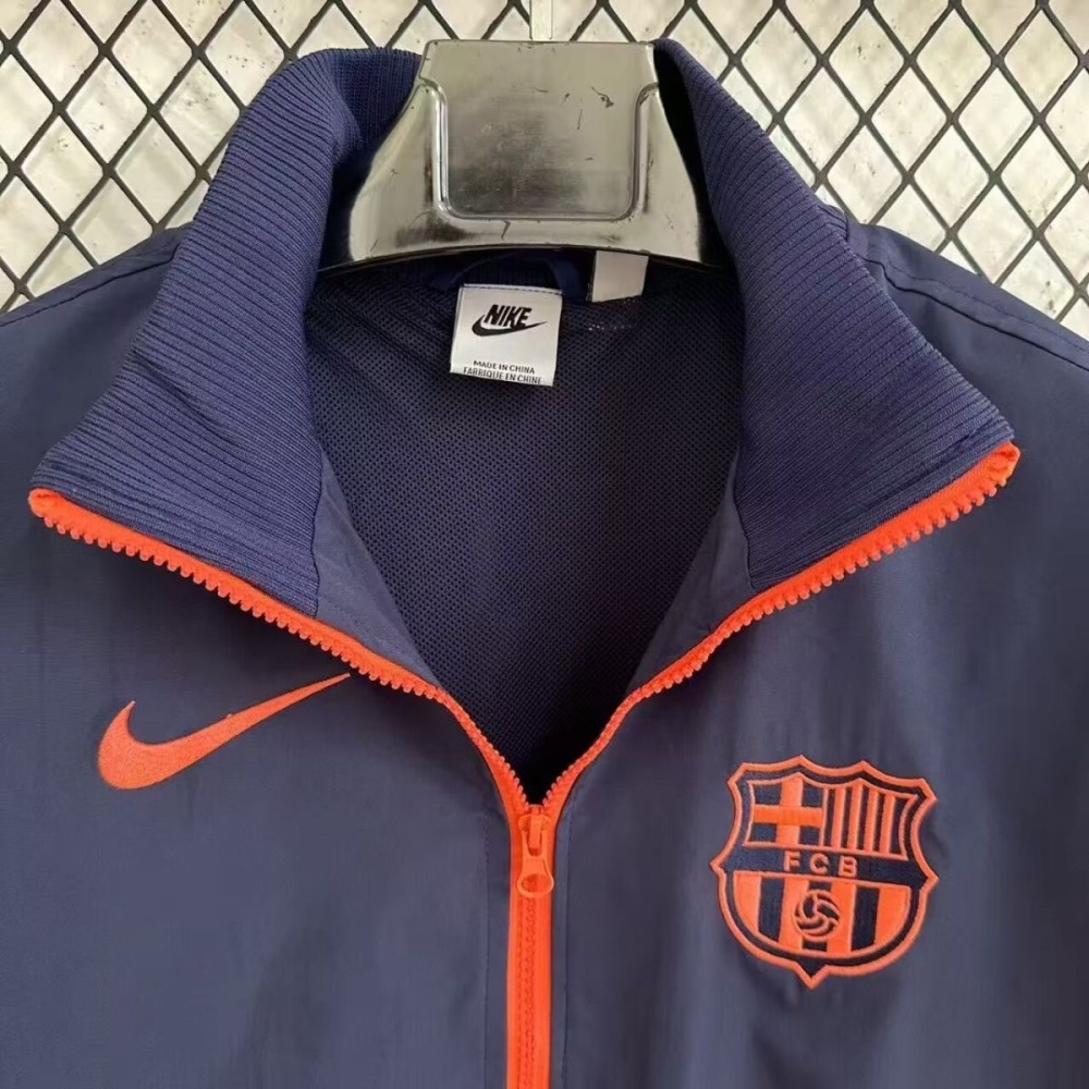 2025-26 Barcelona Training windbreaker waterproof jacket Football jersey
