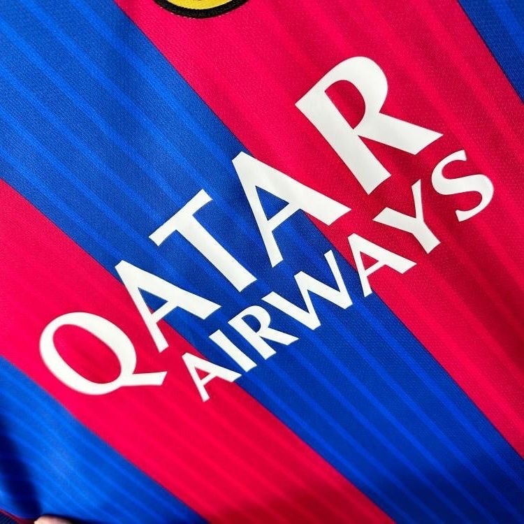 16-17 Barcelona Home Retro Football Jersey Fan version