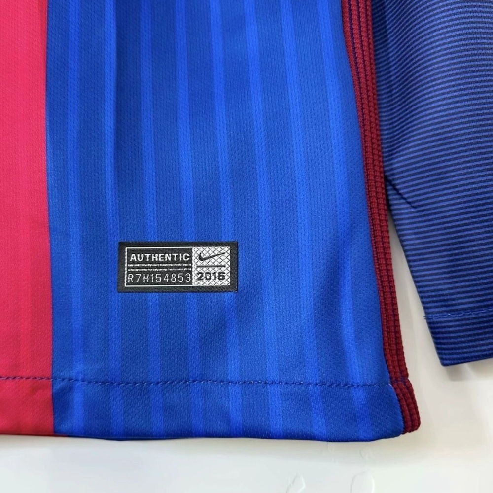 16-17 Barcelona Home Retro Football Jersey Fan version