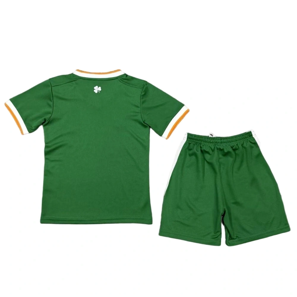 2026 World Cup Ireland Home Kids Soccer Jersey Kit Jersey+Shorts