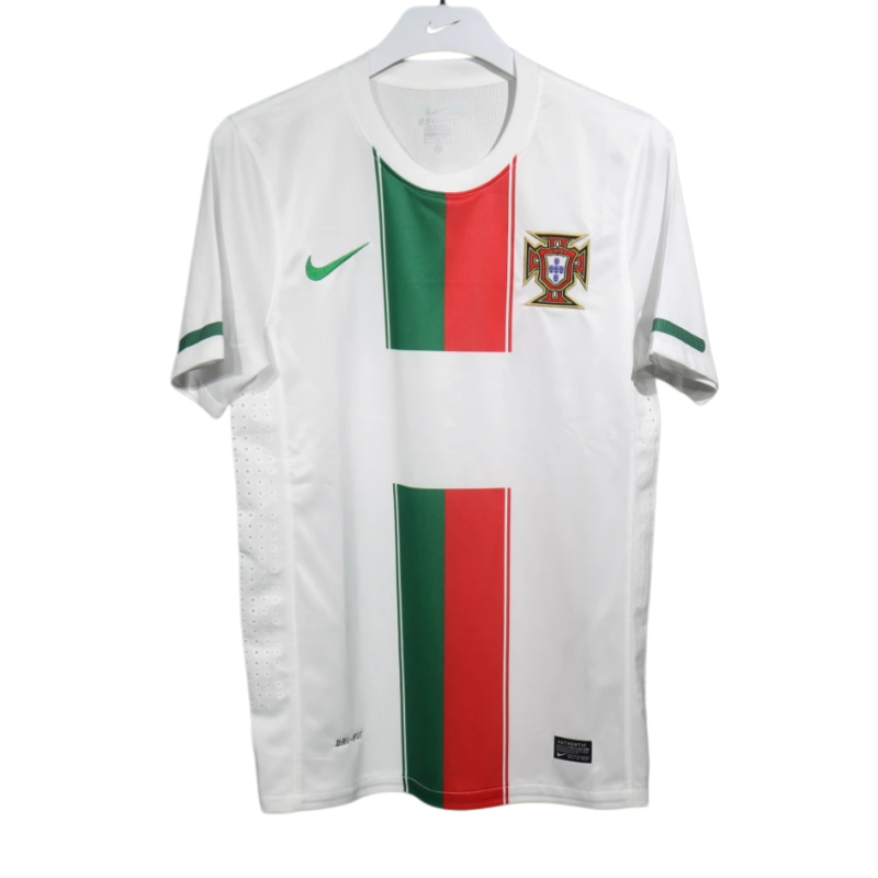 2010 Portugal Retro Away Soccer Jersey Fan Version