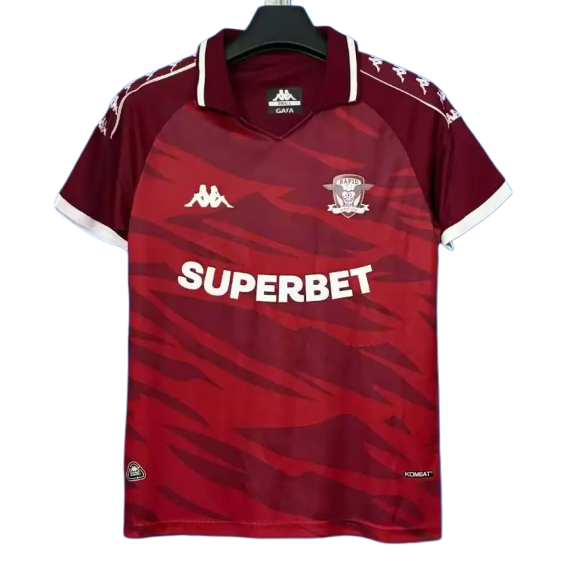 FC Rapid București 2025-26 Home Short Sleeve Kit & Jersey Fan Version