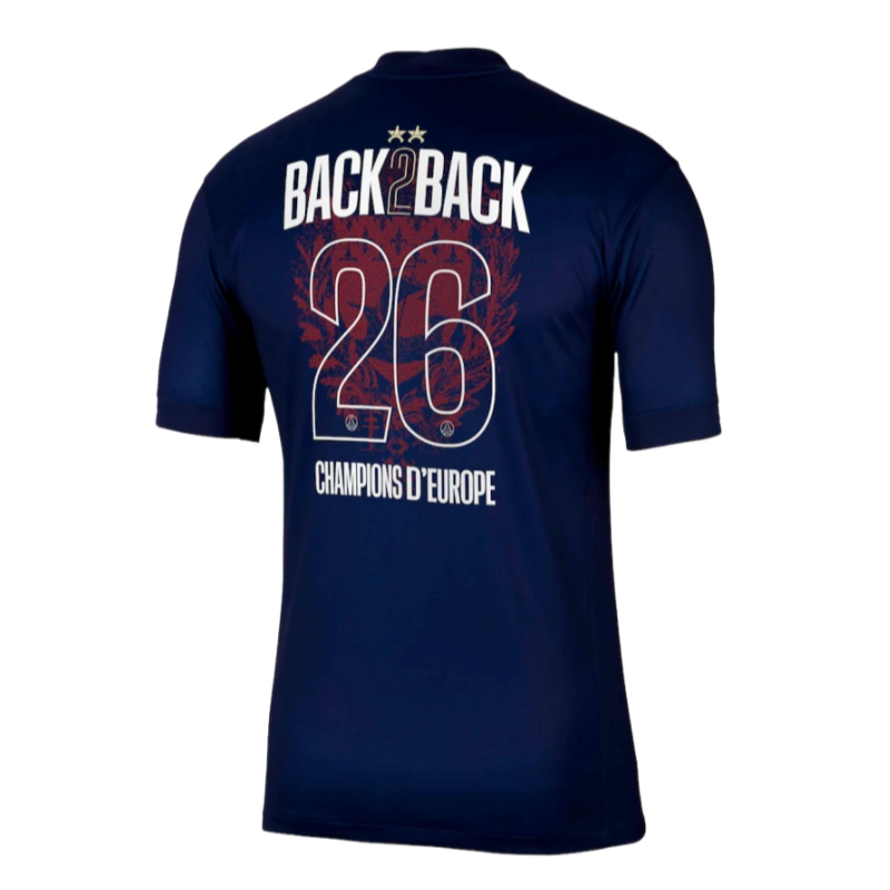 PSG 2025/26 Home Kit & Jersey – Champions of Europe 2026 Player Version