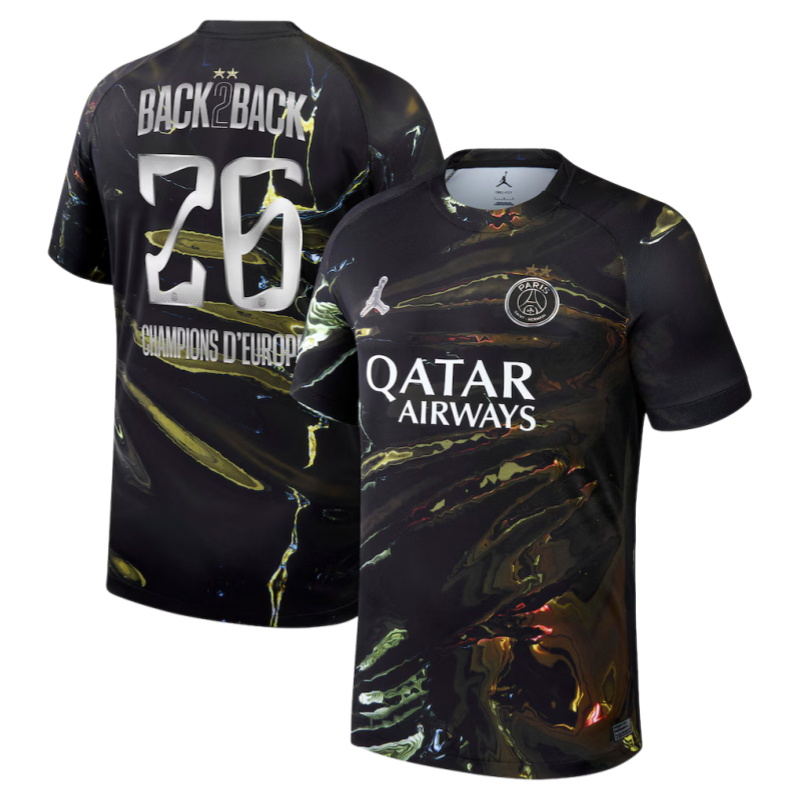 PSG 2025/26 Night Edition Special Kit & Jersey – Champions of Europe 2026 Fan Version