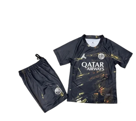 PSG 2025-26 Fifth Kids Football Shirt Fan Edition