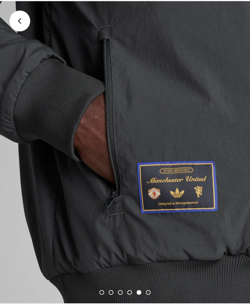 Manchester United Terrace Icons Reversible Double-Sides Cotton Windbreaker Jacket 2025-26