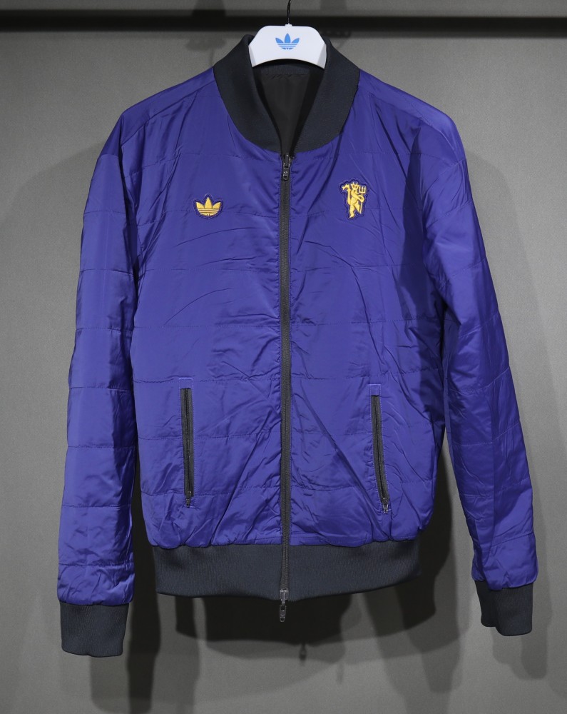 Manchester United Terrace Icons Reversible Double-Sides Cotton Windbreaker Jacket 2025-26