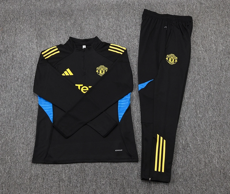 Manchester United Training Kit (sweatshirt+Pants) Black 2025-26