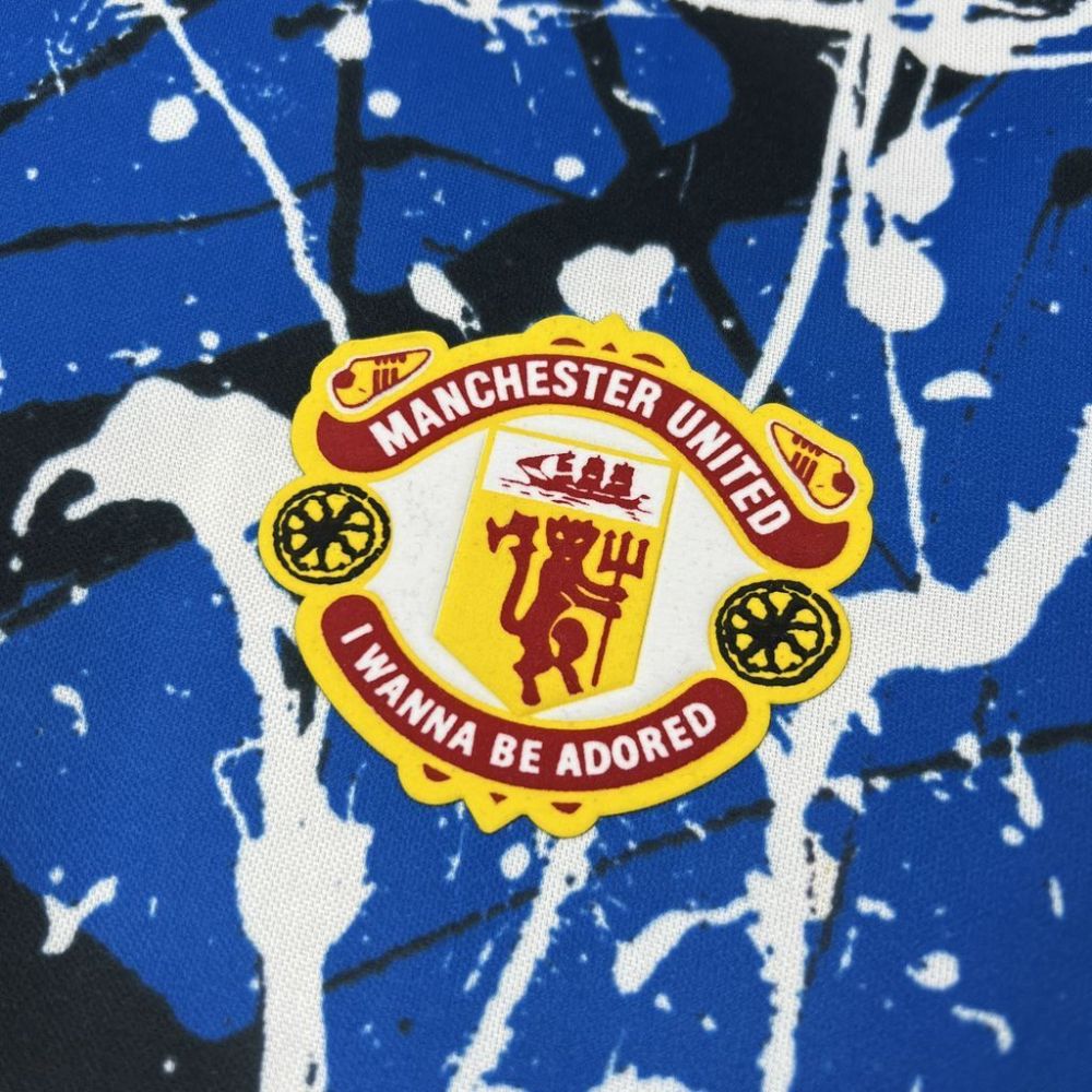 Manchester United Football Jersey x Stone Roses Long Sleeve Custom Shirt 2025/26