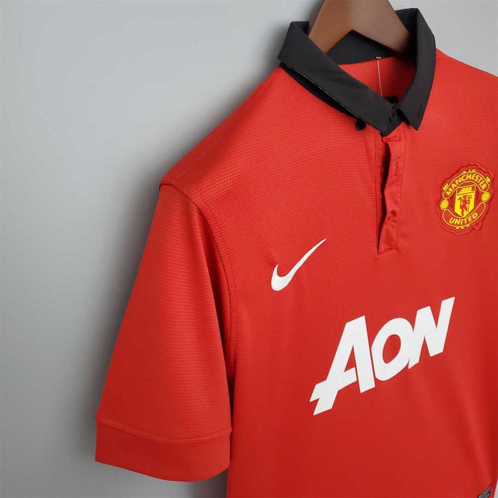 Manchester United Retro Home Football Jersey Shirt 2013/14