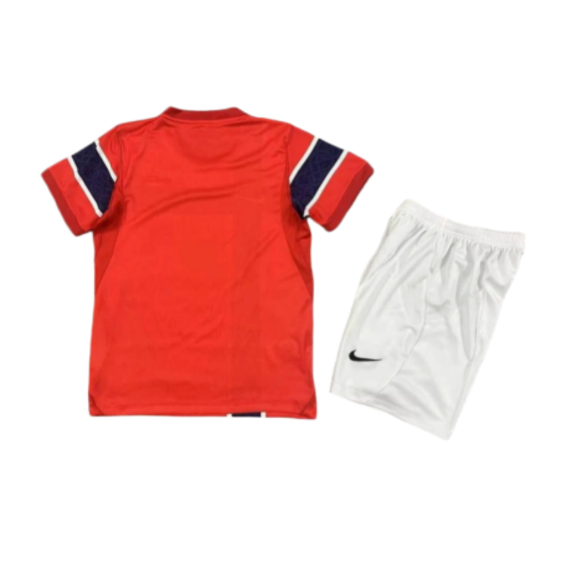 Norway 2026 World Cup Football Jersey Home Kids Kit Jersey+Shorts